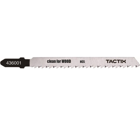Пилка по дереву Т101В, 5 шт для электролобзика TACTIX 436001 1