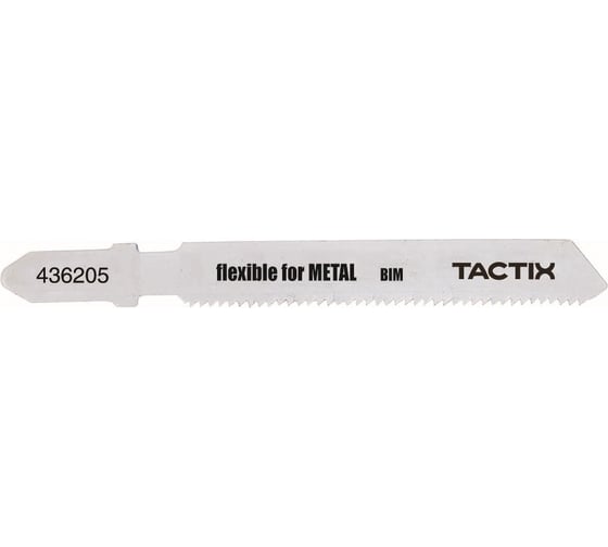 Пилка по металлу Т118AF, BIM, 5 шт для электролобзика TACTIX 436205 1