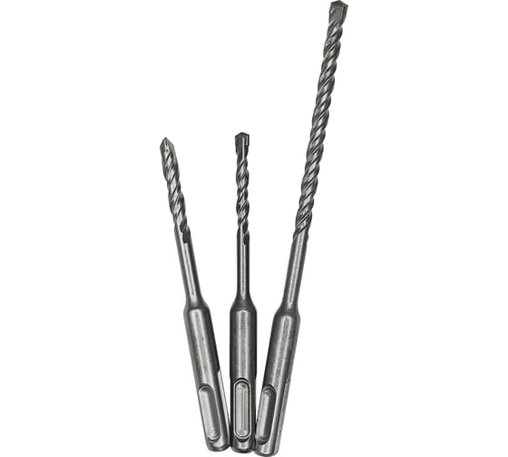 Набор буров SDS-plus 5x110 мм, 6x110 мм, 6x160 мм vertextools 999-05-06