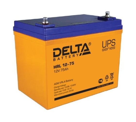 Батарея аккумуляторная DELTA HRL 12-75 для ИБП N-Power HRL 12-75 1