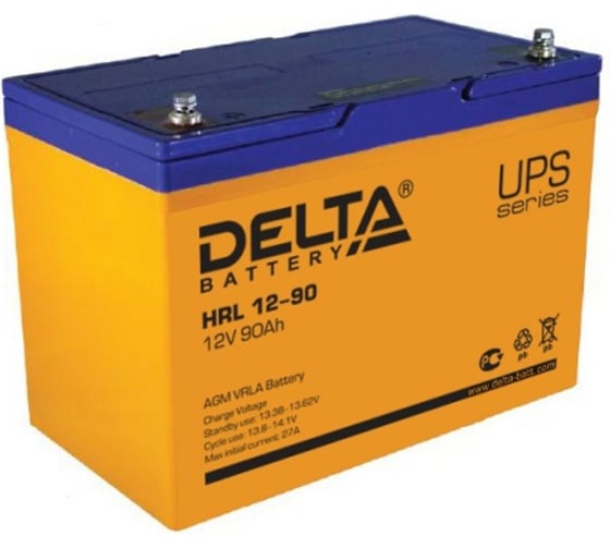 Батарея аккумуляторная DELTA HRL 12-90 для ИБП N-Power HRL 12-90