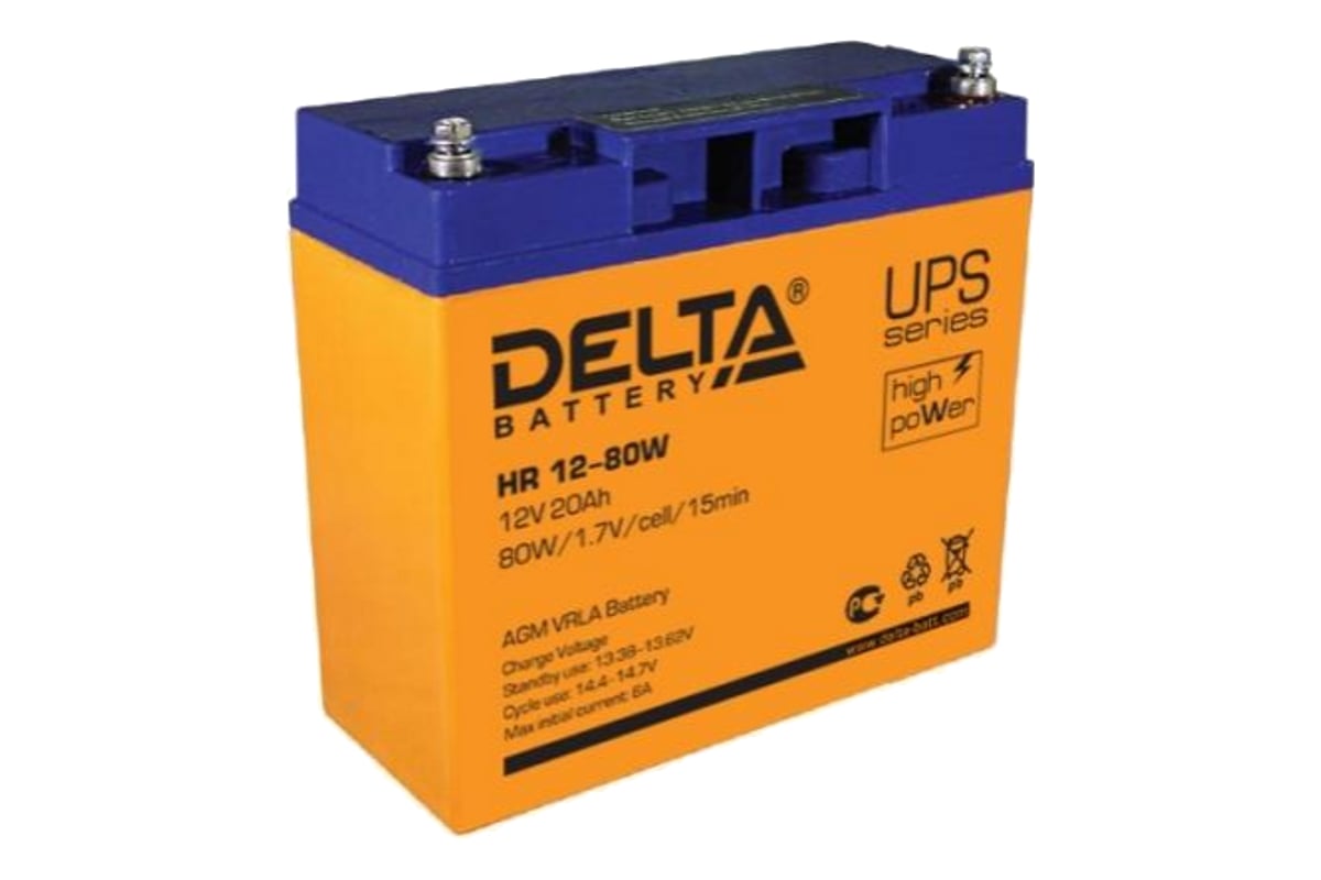 Батарея аккумуляторная DELTA HR 12-80W для ИБП N-Power HR 12-80W .