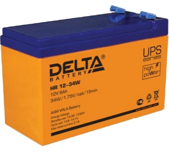 Батарея аккумуляторная DELTA HR 12-34W для ИБП N-Power HR 12-34W