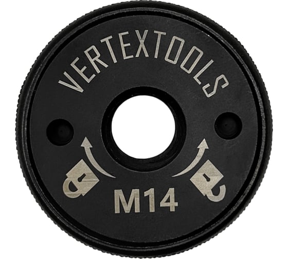Гайка быстрозажимная QUICK М14 для УШМ vertextools 10-40-125