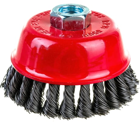 Щетка чашеобразная витая 2110014135 (100 мм; M14) АТАКА 22222