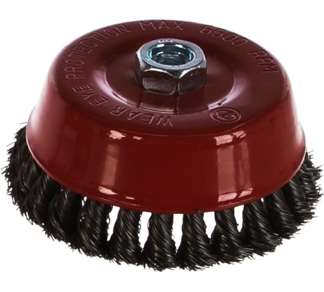 Щетка чашеобразная витая (125 мм; M14) АТАКА 22223