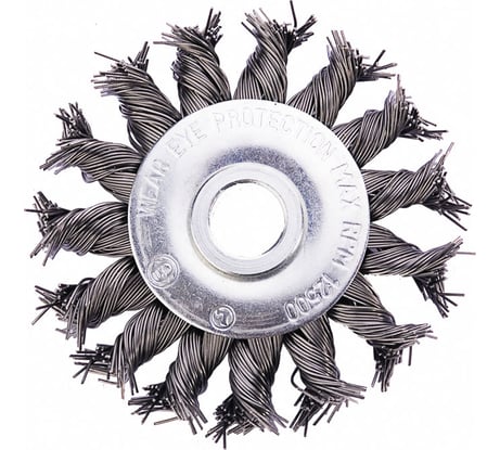 Щетка круглая витая (150 мм) для УШМ АТАКА 26589