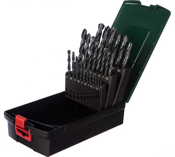 Набор сверл по металлу (1-13 мм; HSS-R) 25 шт. Metabo 627159000