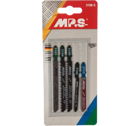 Набор пилок (5 шт.) по дереву и металлу MPS 3198-5