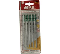 Пилки (132х110х2.5 мм; 5 шт.) по древесине, ДСП, фанере, пластмассе MPS 3101-LK