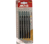 Пилки (132х110х2 мм; 5 шт.) по древесине, фанере, пластмассе, оргстеклу MPS 3108-L