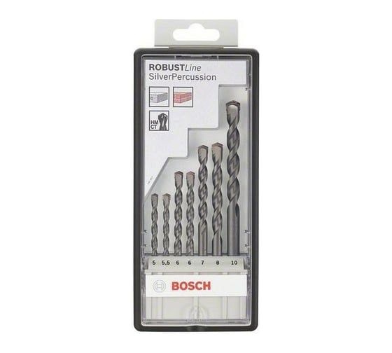 Набор сверл Robust Line SilverPercuss 7 шт Bosch 2607010548 1