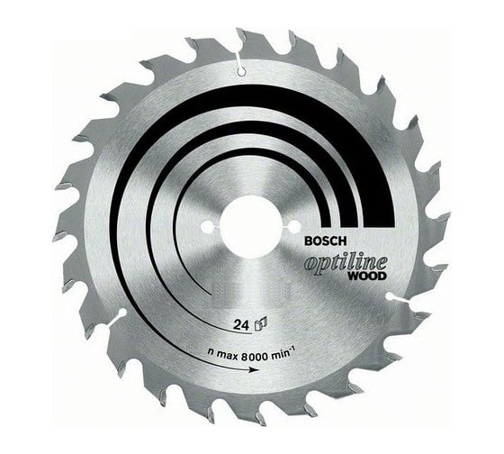 Диск циркулярный Optiline Wood (170х30 мм; 24 зуба) Bosch 2608640604