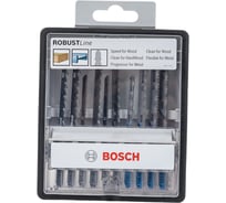 Набор пилок Robust Line T хвостовик 10 шт Bosch 2607010542