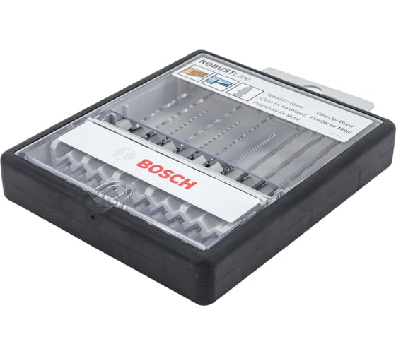 Набор пилок Robust Line T хвостовик 10 шт Bosch 2607010542