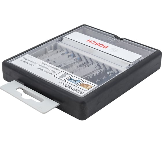 Набор пилок Robust Line T хвостовик 10 шт Bosch 2607010542