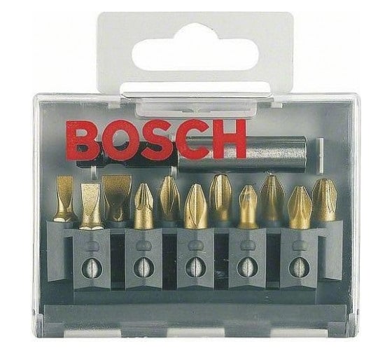Набор бит TIN 11 шт Bosch 2607001962 1