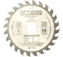 Диск пильный по дереву (160х30х1,6/2,6 мм; Z24) CMT 291.160.24M