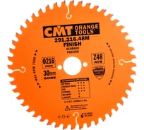 Диск пильный по дереву (216х30х1,8/2,8 мм; Z48) CMT 291.216.48M
