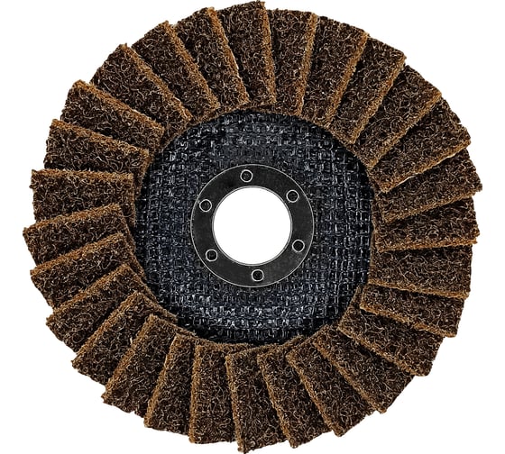 Круг лепестковый полировальный войлочный COARSE 125x22 мм vertextools 12125-1