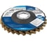 Круг лепестковый полировальный войлочный COARSE 125x22 мм vertextools 12125-1 2