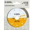 Диск алмазный ультратонкий X-тип SPIDER 115x10x1.2x22.23 мм Diamond Industrial DIDX115ST 12