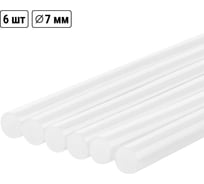 Клеевые стержни универсальные Алмаз 6 шт, 7х200 мм TDM ELECTRIC SQ1024-0204