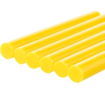Стержни для клеевого пистолета универсальные желтые, 11 мм x 100 мм, 6 штук, TDM ELECTRIC «Алмаз» SQ1024-0516