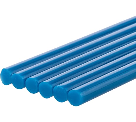 Стержни для клеевого пистолета универсальные синие, 7 мм x 100 мм, 6 штук, TDM ELECTRIC «Алмаз» SQ1024-0503