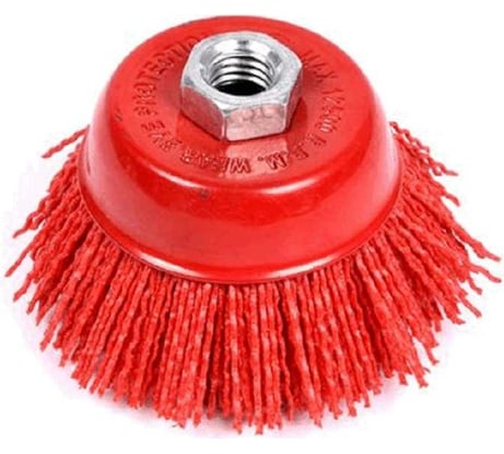 Щетка корщетка из нейлона 125 мм, М14, чашка TORGWIN T386409