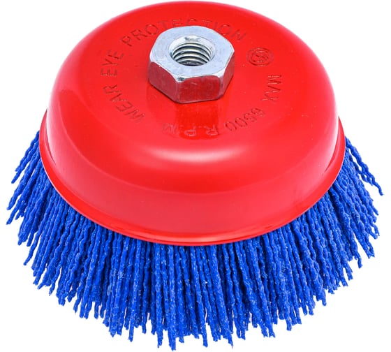 Щетка корщетка из нейлона 125 мм, М14, чашка TORGWIN T386409