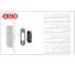 Вставка для шаблона DOOR-TOOL ответная планка 82x22 мм, универсал, овал DOOR-TOOL А.4.49 2