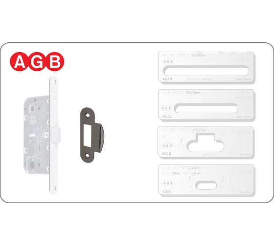 Вставка для шаблона DOOR-TOOL ответная планка с язычком под нож 82x22 мм, универсал, овал DOOR-TOOL А.5.48