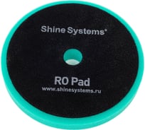 Полировальный круг RO Foam Pad Green твердый, зеленый, 155 мм Shine systems SS546