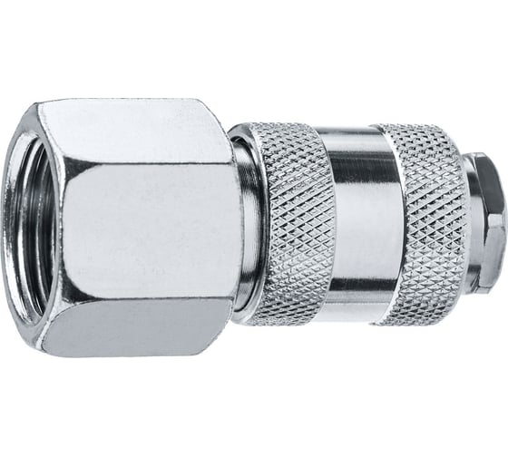 Переходник ЗУБР Профессионал 1/2"F - рапид муфта 64910-1/2 1