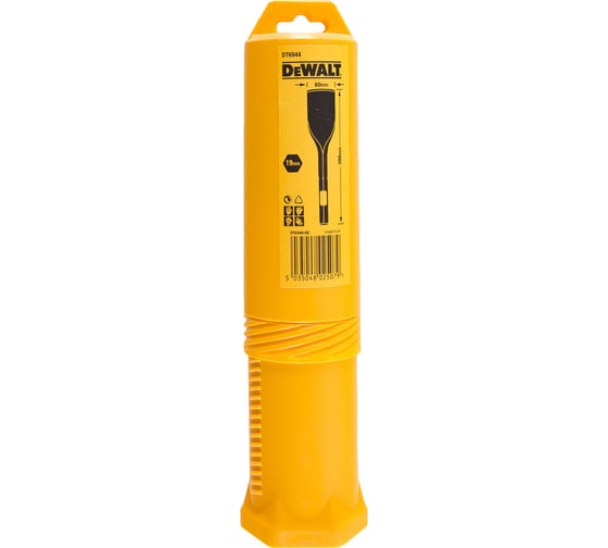 Долото плоское шестигранное (19х300 мм) DEWALT 6944