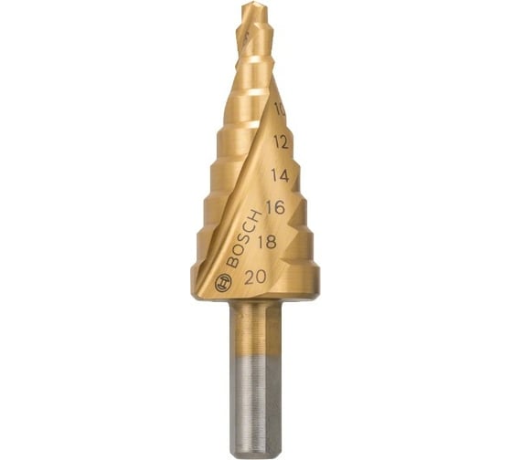 Сверло ступенчатое (4-20 мм; HSS-TIN) Bosch 2608597526