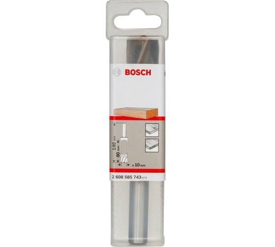 Сверло пробочное 10х140 мм Bosch 2608585743
