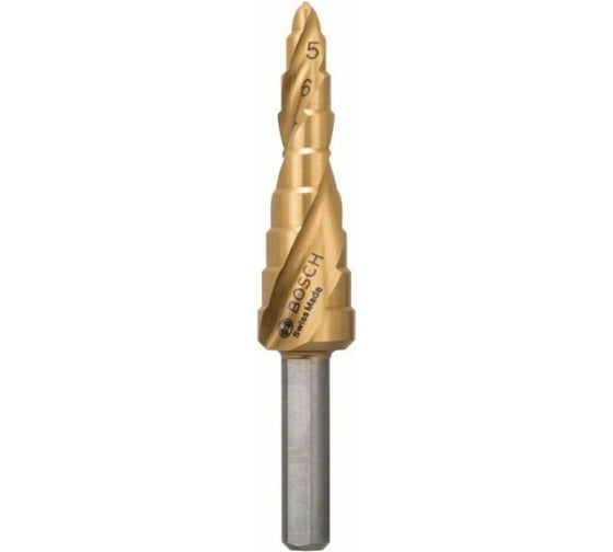Сверло ступенчатое (4-12 мм; HSS-TIN) Bosch 2608597525 1