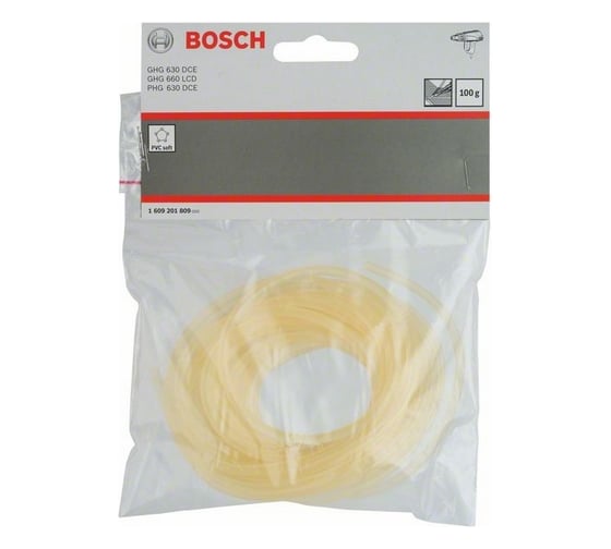 Проволока сварочная полимерная (4х225 мм; 100 грамм; мягкий ПВХ) Bosch 1.609.201.809