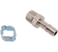 Переходник 1/4"M - елочка (8 мм; обжимное кольцо 11Х13 мм) FUBAG 180261
