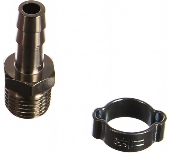 Переходник 1/4"M - елочка (8 мм; обжимное кольцо 11Х13 мм) FUBAG 180261