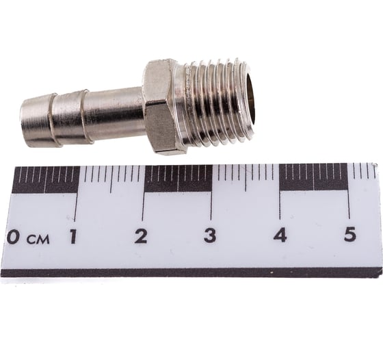 Переходник 1/4"M - елочка (8 мм; обжимное кольцо 11Х13 мм) FUBAG 180261