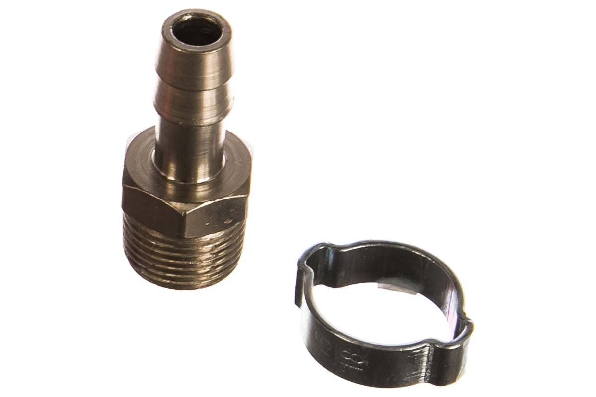 Переходник 3/8"M - елочка (10 мм; обжимное кольцо 15Х18 мм) FUBAG ...