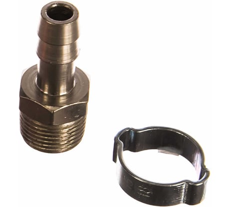 Переходник 3/8"M - елочка (10 мм; обжимное кольцо 15Х18 мм) FUBAG 180263