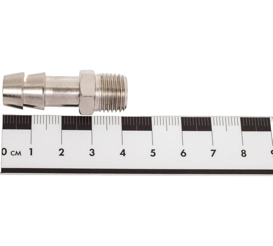 Переходник 1/4"М - елочка (12 мм; обжимное кольцо 17x20 мм) FUBAG 180266