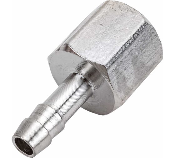Переходник 1/4"F - елочка (6 мм; обжимное кольцо 9х11 мм) FUBAG 180250