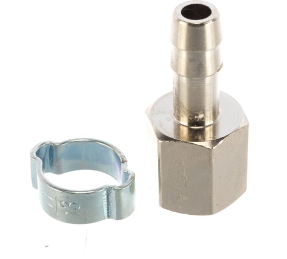 Переходник 1/4"F - елочка (8 мм; обжимное кольцо 11х13 мм) FUBAG 180251