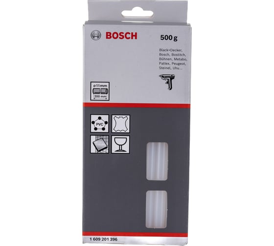 Стержень клеевой прозрачный (11х200 мм; 0,5кг) Bosch 1.609.201.396