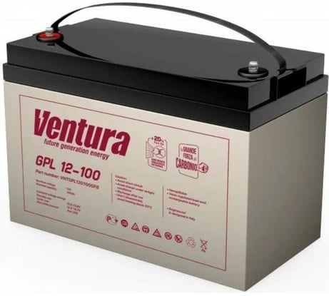 Аккумуляторная батарея 12 В, 106 Ач Ventura GPL 12-100